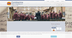 Desktop Screenshot of corotrecime.it